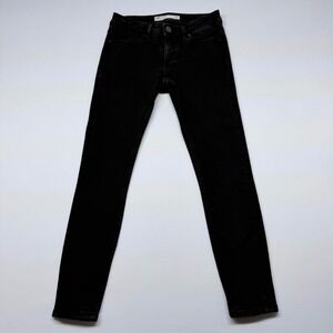 ASOS Denim Skinny Jeans Mens 26 Washed Black Mid Rise F100784 Slim Fit